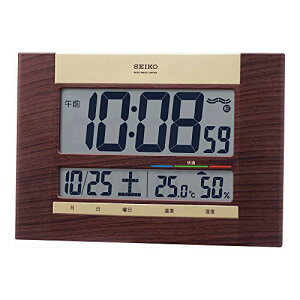 �Z�C�R�[�N���b�N(Seiko Clock) �|�����v �u�����v���p �d�g �f�W�^�� �J�����_�[ ���ؖ� 18×26×2.2cm SQ44 ��������
