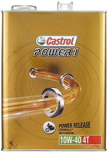 Castrol(JXg[) GWIC POWER1 4T 10W-40 MA2 4L ֎4TCNGWp  