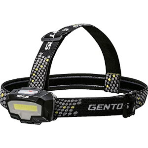 GENTOS(�W�F���g�X) LED �w�b�h���C�g �P4�d�r�� ���� 400���[���� ��/�� 2�F �R���u���[�J�[ CB-443D COB ��������