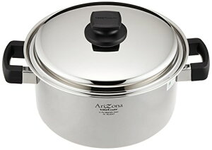 ビタクラフト 両手鍋 アリゾナ 24cm レシピ付 8547 シルバー 送料無料