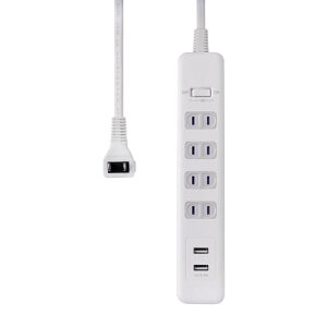 Gp (ELPA) ϗUSB^bv K[h R[h RZg 4 2m 100V 14A u[J[ WLS-402US 