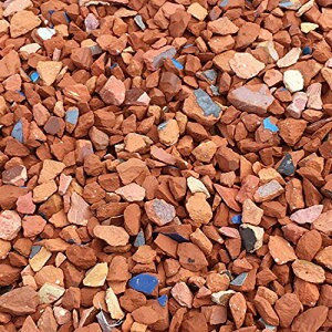 アストロ 瓦チップ 14kg 環境に配慮し国産の廃瓦を使用したエコ素材 made in JAPAN 砂利 庭 ガーデニング マルチング 送料無料