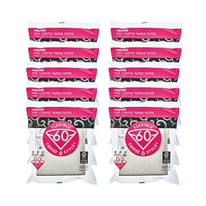 HARIO V60 COFFEE PAPER FILTER V60�p �n���I �R�[�q�[ �y�[�p�[ �t�B���^�[ 100������×10�Z�b�g ��������