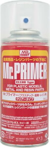 GSI クレオス(GSI Creos) Mr.プライマー (プラスチック・金属・レジン用) クリアータイプ 170ml ホビー用表面処理 送料無料