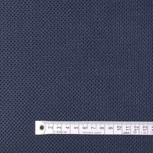 COLORFUL TEXTILE MARKET ダブルラッセル・紺 ポリエステルメッシュ生地 132cmx100cm D0001810 送料無料