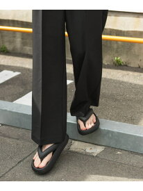 『WEB限定』トングクッションサンダル SENSE OF PLACE センス オブ プレイス シューズ・靴 サンダル ブラック[Rakuten Fashion]