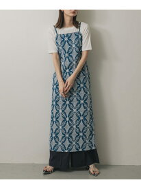 【SALE／60%OFF】インドシシュウキャミワンピース SENSE OF PLACE センス オブ プレイス ワンピース・ドレス ワンピース ブラウン ブラック ブルー【RBA_E】[Rakuten Fashion]