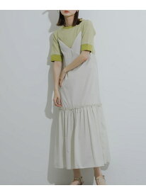 【SALE／60%OFF】ティアードキャミワンピース SENSE OF PLACE センス オブ プレイス ワンピース・ドレス ワンピース グレー ホワイト ネイビー【RBA_E】[Rakuten Fashion]