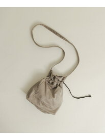 【SALE／50%OFF】フェイクスエードキンチャクショルダー SENSE OF PLACE センス オブ プレイス バッグ ショルダーバッグ ブルー ベージュ グレー【RBA_E】[Rakuten Fashion]