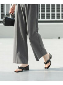 【SALE／50%OFF】パテッドトングヒールサンダル SENSE OF PLACE センス オブ プレイス シューズ・靴 サンダル ブラック ホワイト ベージュ【RBA_E】[Rakuten Fashion]