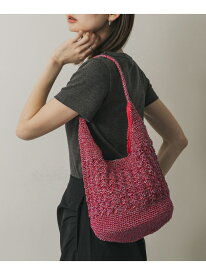 【SALE／50%OFF】メタリックヤーンバッグ SENSE OF PLACE センス オブ プレイス バッグ ハンドバッグ レッド グレー シルバー【RBA_E】[Rakuten Fashion]