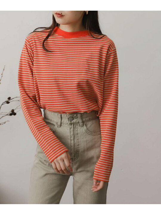 楽天市場】【SALE／27%OFF】リンガーボーダーロングTシャツ SENSE OF 