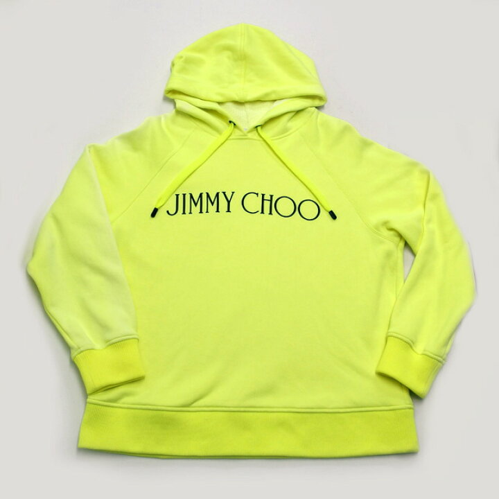 楽天市場】ジミーチュウ フーディパーカー ロゴ ネオンイエロー M  