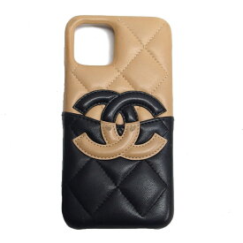 シャネル　マトラッセ　スマホカバー　iPhoneケース　iPhone11Pro対応【送料無料！】【代引き手数料無料！】【中古】【20250911】
