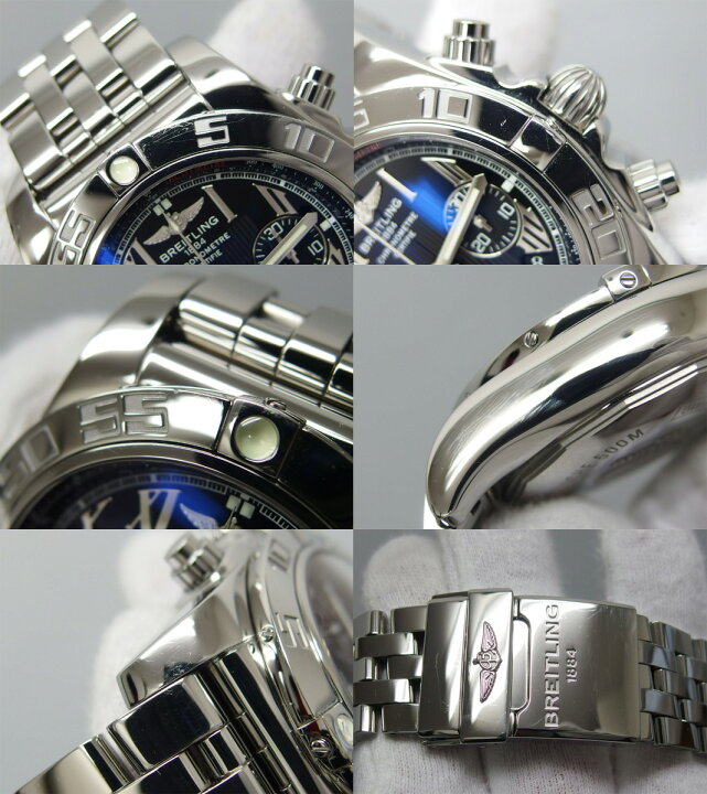 楽天市場】ブライトリング クロノマット44 黒ローマン文字盤【送料無料  