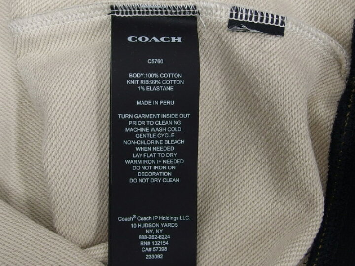 楽天市場】コーチ シグネチャー エッセンシャル クルーネック  