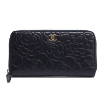 楽天市場】chanel ラウンドファスナー 長財布 黒の通販