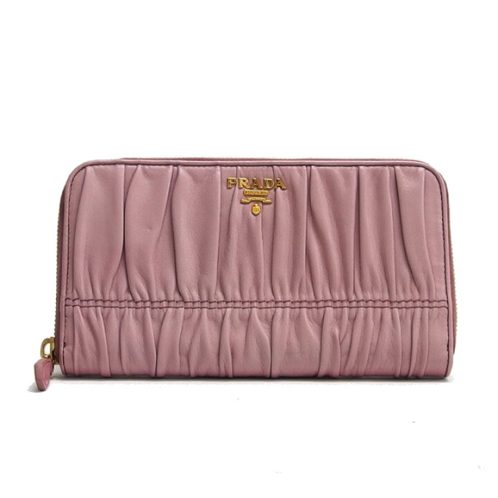 中古 プラダ 長財布ラウンドファスナー レディース ブランド PRADA  