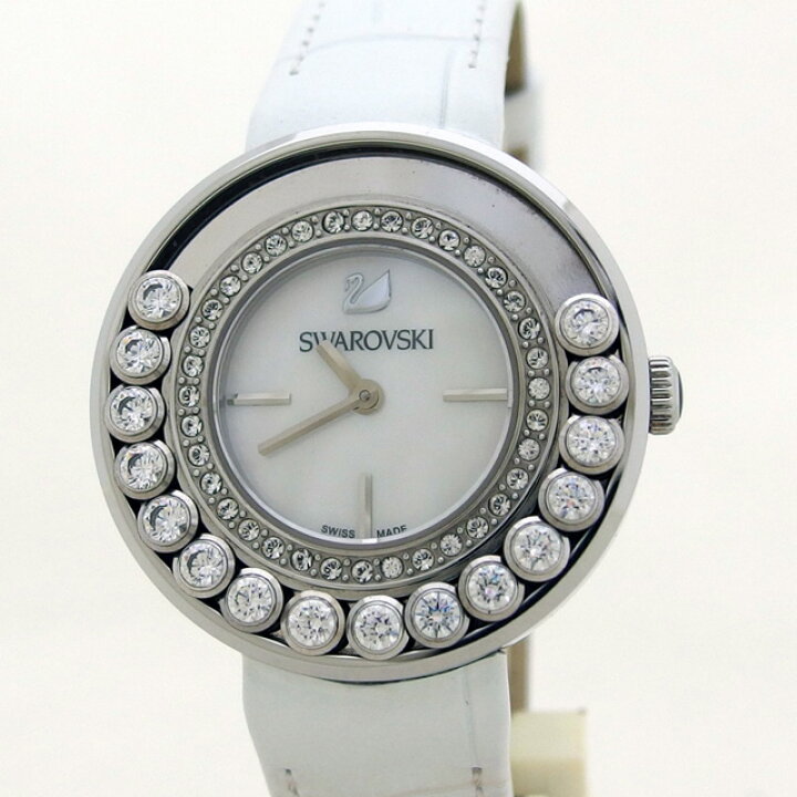 楽天市場】スワロフスキー ラブリークリスタル レディースウォッチ 白  