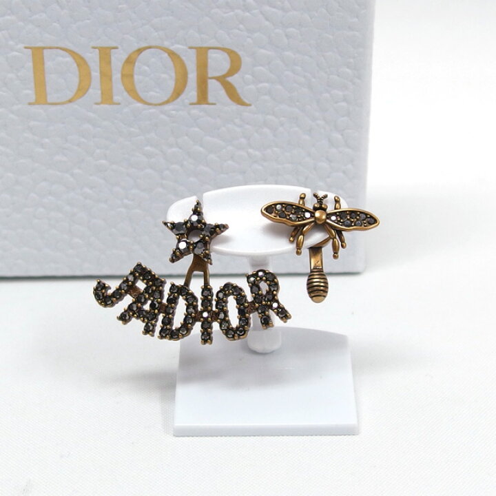 楽天市場】クリスチャン・ディオール JA DIOR ピアス アシンメトリー  