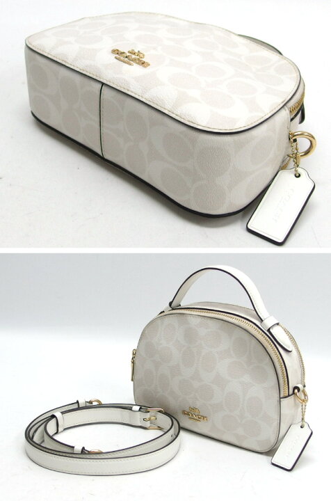 楽天市場】コーチ シグネチャー セレナ 2WAYミニショルダーバッグ 白  