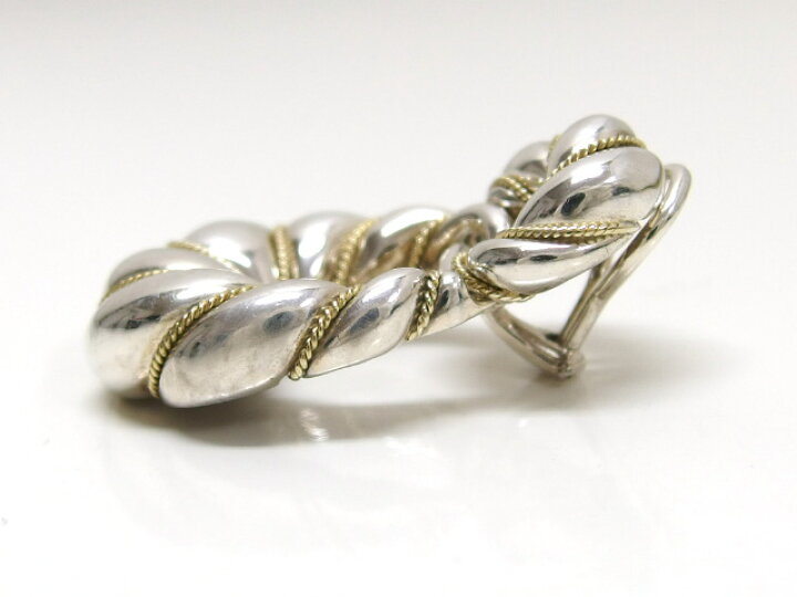 楽天市場】ティファニー ツイストロープ リングコンビ イヤリング  