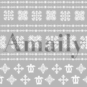 Amaily アメイリー ネイルシールNo.1-12 ハワイアン 白【ネイルシール ネイルアート シール ネイルアート用品 デコネイルシール Amaily アメイリー 夏 ハワイアン 新作】