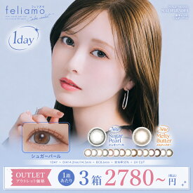 フェリアモ feliamo カラコン ワンデー 3箱セット 10枚入×3箱 30枚 白石麻衣 まいやん 度あり 度なし 1day アウトレット カラーコンタクトレンズ UVカット 高含水55% DIA14.2 DIA14.5 BC8.6 ナチュラル 盛れる 細フチ フチなし ブラウン グレー【9月15日更新】