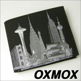 【無料ラッピングサービス有り】OXMOX オックスモックス SKYLINE 2つ折り財布