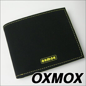 【無料ラッピングサービス有り】OXMOX オックスモックス color カラー イエロー 2つ折り財布