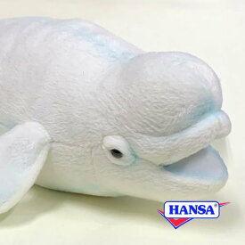 HANSA ハンサ ぬいぐるみ6626 シロイルカ 白イルカ いるか リアル 海の生き物