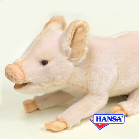 HANSA ハンサ ぬいぐるみ4944 ブタ 豚 ぶた リアル 動物
