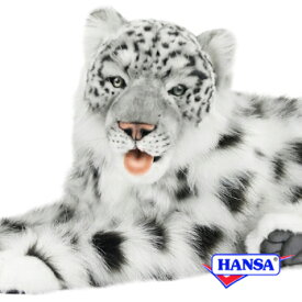 HANSA ハンサ ぬいぐるみ6999 ユキヒョウ ジャガード織り 雪豹 雪ヒョウ リアル 動物