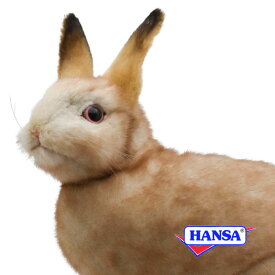 HANSA ハンサ ぬいぐるみ7797 ウサギ うさぎ 兎 リアル 動物