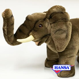 HANSA ハンサ ぬいぐるみ3122 アフリカゾウ 象 ぞう リアル 動物