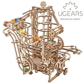 【無料ラッピングサービス有り】Ugears ユーギアーズ 木製組立立体パズル マーブルラン スパイラルホイスト