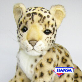HANSA ハンサ ぬいぐるみ3423 ヒョウ の仔 豹 赤ちゃん リアル 動物