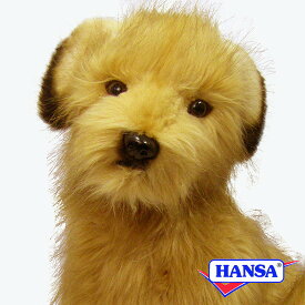 HANSA ハンサ ぬいぐるみ3996 テリアの仔 犬 コイヌ 仔犬 子犬 リアル 動物