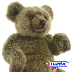 HANSA ハンサ ぬいぐるみ4471 シルバーベア 熊 クマ リアル 動物