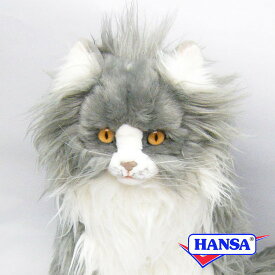HANSA ハンサ ぬいぐるみ5012 ペルシャ猫 猫 ネコ リアル 動物