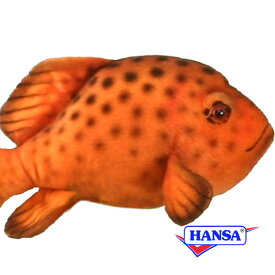 HANSA ハンサ ぬいぐるみ5077 トロピカルフィッシュ 熱帯魚 リアル 魚 サカナ