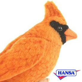 HANSA ハンサ ぬいぐるみ5518 オレンジショウジョウコウカンチョウ 野鳥 リアル 鳥