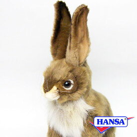 HANSA ハンサ ぬいぐるみ5911 ジャックラビット ウサギ うさぎ 兎 リアル 動物