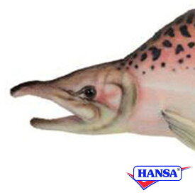 HANSA ハンサ ぬいぐるみ6048 ピンクサーモン 鮭 サケ 魚 リアル サカナ