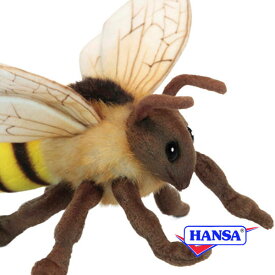 HANSA ハンサ ぬいぐるみ6565 ミツバチ みつばち 蜜蜂 リアル 昆虫