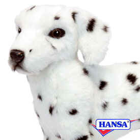 HANSA ハンサ ぬいぐるみ6725 ダルメシアン ジャガード織り 犬 イヌ リアル 動物