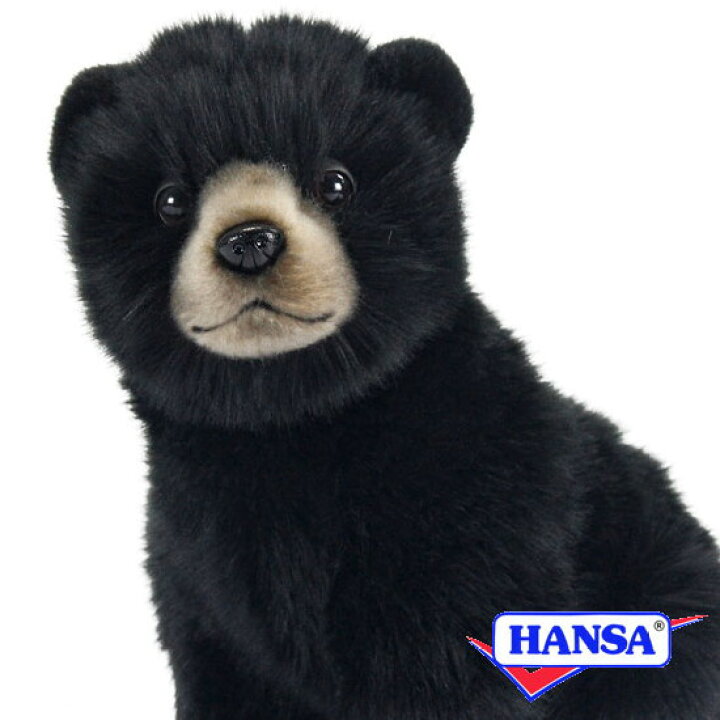 楽天市場】HANSA ハンサ ぬいぐるみ7040 クマの仔 黒 コグマ 黒 こぐま 