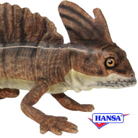 HANSA ハンサ ぬいぐるみ8037 ブラウンバシリスク トカゲ 蜥蜴 とかげ リアル 爬虫類