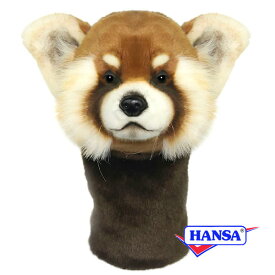 HANSA ハンサ ぬいぐるみ8187 ドライバー用ヘッドカバー レッサーパンダ LESSER PANDA ゴルフクラブヘッドカバー