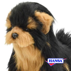 HANSA ハンサ ぬいぐるみ8417 TC ヨークシャー 犬 イヌ リアル 動物 ティーカップ ミニサイズ